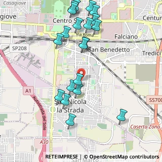 Mappa Via Quattro Novembre, 81020 San Nicola La Strada CE, Italia (1.251)