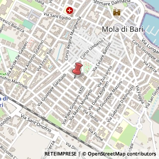 Mappa Via Vittorio Emanuele,  6, 70042 Mola di Bari, Bari (Puglia)