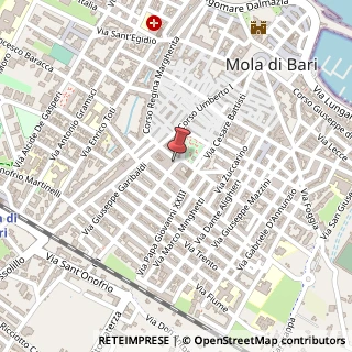Mappa Via Manzoni, 70042 Mola di Bari BA, Italia, 70042 Mola di Bari, Bari (Puglia)