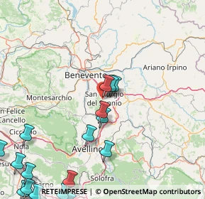Mappa Via Toppa, 82018 San Giorgio del Sannio BN, Italia (25.92353)