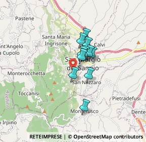 Mappa Via Toppa, 82018 San Giorgio del Sannio BN, Italia (1.11909)