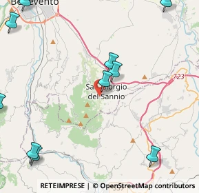 Mappa Via Toppa, 82018 San Giorgio del Sannio BN, Italia (6.69182)