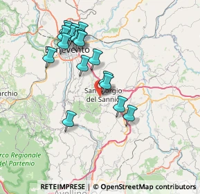 Mappa Via Toppa, 82018 San Giorgio del Sannio BN, Italia (7.59667)