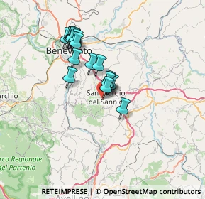 Mappa Via Toppa, 82018 San Giorgio del Sannio BN, Italia (6.16)
