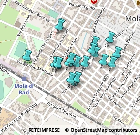 Mappa Viale Giacomo Matteotti, 70042 Mola di Bari BA, Italia (0.1795)