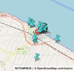 Mappa Viale Giacomo Matteotti, 70042 Mola di Bari BA, Italia (0.9635)