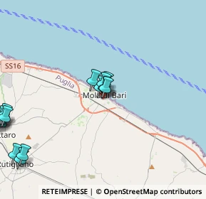 Mappa Via S. Spaventa, 70042 Mola di Bari BA, Italia (5.46333)