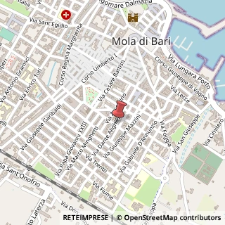 Mappa Via San Spaventa, 66, 70042 Mola di Bari, Bari (Puglia)