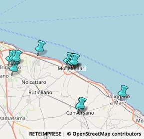 Mappa Via Foggia, 70042 Mola di Bari BA, Italia (7.84)