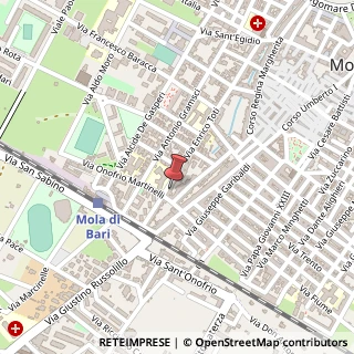Mappa Via Enrico Toti, 174, 70042 Mola di Bari, Bari (Puglia)
