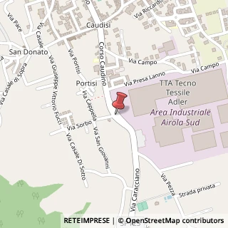 Mappa Via Caracciano,  2, 82011 Airola, Benevento (Campania)