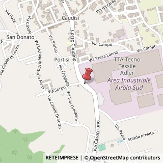 Mappa Via Caracciano,  5, 82011 Airola, Benevento (Campania)
