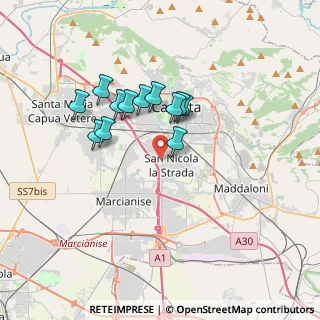 Mappa Via Giacomo Leopardi, 81020 San Nicola la strada CE, Italia (3.0875)