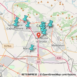 Mappa Via Giacomo Leopardi, 81020 San Nicola la strada CE, Italia (3.4475)