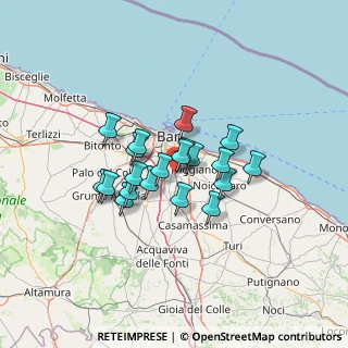 Mappa Via Ceglie, 70129 Bari BA, Italia (9.9955)