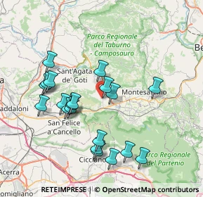 Mappa Via Casale di Sotto, 82011 Airola BN, Italia (8.013)