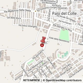 Mappa Via Auricarro, 106, 70027 Palo del Colle, Bari (Puglia)