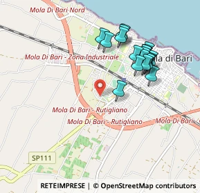 Mappa Via Caracas, 70042 Mola di Bari BA, Italia (0.9905)