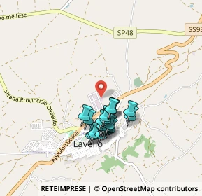 Mappa Via Marie Curie, 85024 Lavello PZ, Italia (0.7665)