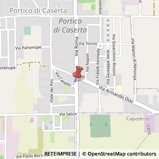 Mappa Via Fratelli Rosselli, 8, 81050 Portico di Caserta, Caserta (Campania)