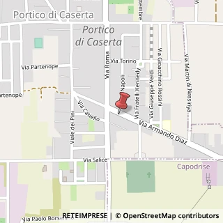 Mappa Via A. Diaz, 38, 81050 Portico di Caserta, Caserta (Campania)