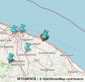 Mappa Contrada Chiancarelle, 70042 Mola di Bari BA, Italia (21.31583)