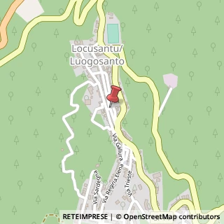 Mappa Via Giuseppe Garibaldi,  37, 07020 Luogosanto, Sassari (Sardegna)