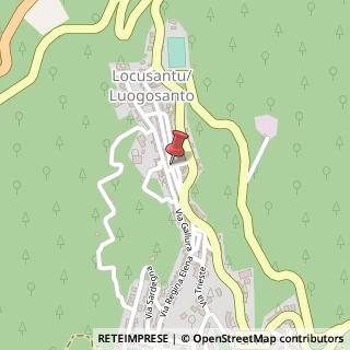 Mappa Via garibaldi 70, 07020 Luogosanto, Sassari (Sardegna)