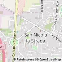 Hartă San Nicola la Strada