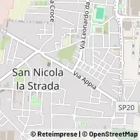 Kaart San Nicola la Strada