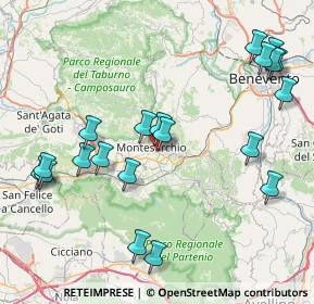 Mappa Via Benevento, 82016 Montesarchio BN, Italia (10.1175)