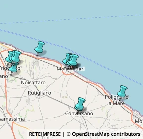 Mappa Via Susca, 70042 Mola di Bari BA, Italia (7.90538)