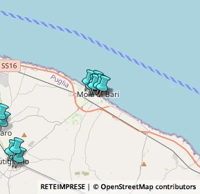 Mappa Via Susca, 70042 Mola di Bari BA, Italia (4.57462)