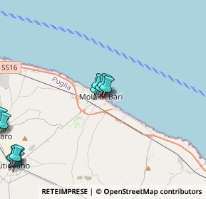 Mappa Via Susca, 70042 Mola di Bari BA, Italia (6.03643)