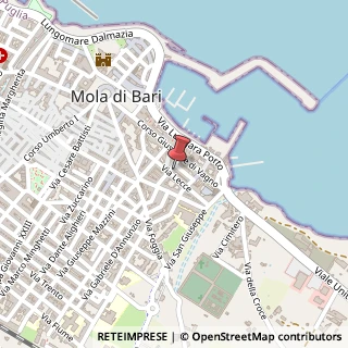Mappa Via Giosuè Carducci, 8, 70042 Mola di Bari, Bari (Puglia)