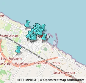 Mappa Via Susca, 70042 Mola di Bari BA, Italia (0.57722)