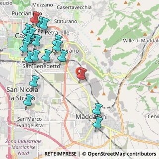 Mappa Via Bersaglio, 81100 Caserta CE, Italia (2.9425)