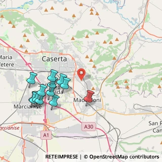 Mappa Via Bersaglio, 81100 Caserta CE, Italia (4.65615)