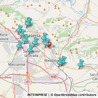 Mappa Via Bersaglio, 81100 Caserta CE, Italia (4.47385)