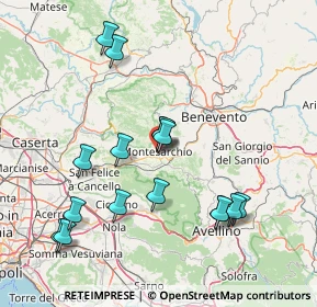 Mappa Contrada San Martino, 82016 Montesarchio BN, Italia (16.93438)