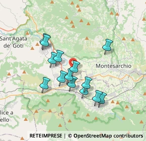 Mappa Contrada Separone, 82011 Airola BN, Italia (3.22571)