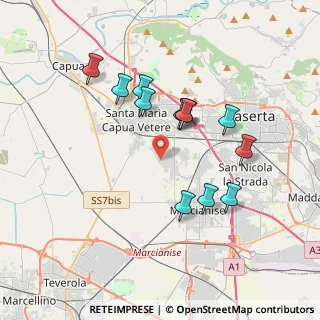 Mappa Via Isonzo, 81047 Macerata Campania CE, Italia (3.70385)