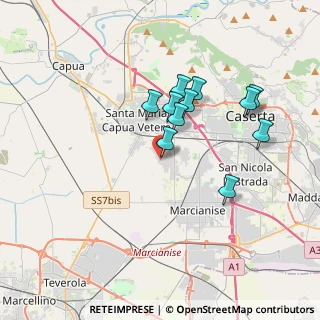 Mappa Via Isonzo, 81047 Macerata Campania CE, Italia (3.33727)