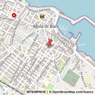 Mappa Via Guglielmo Oberdan,  55, 70042 Mola di Bari, Bari (Puglia)