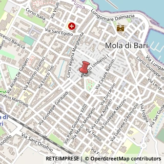 Mappa Corso Umberto I, 70042 Mola di Bari, Bari (Puglia)