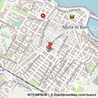 Mappa Via Carlo Alberto, 30, 70042 Mola di Bari, Bari (Puglia)