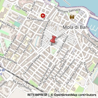 Mappa Piazza degli Eroi, 27, 70042 Mola di Bari, Bari (Puglia)