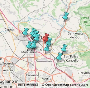 Mappa Cantiere Policlinico, 81024 Maddaloni CE, Italia (5.43429)
