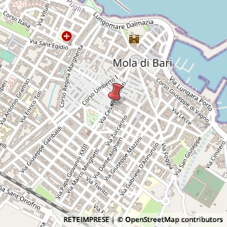 Mappa Via Cesare Battisti, 90, 70042 Mola di Bari, Bari (Puglia)