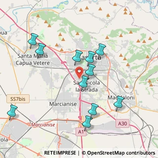 Mappa SP Ponteselice, 81100 Caserta CE, Italia (4.29182)